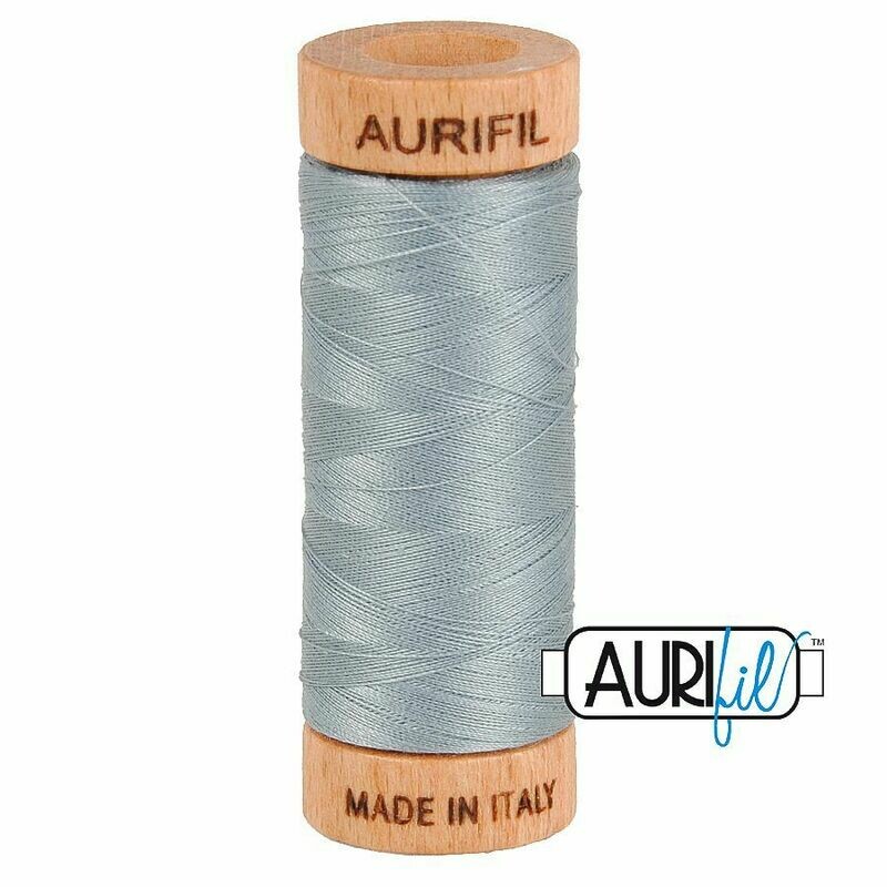 Col. #2610 Light Blue Grey - Aurifil 80 Weight Col. #2610 Light Blue Grey - Aurifil 80 Weight
