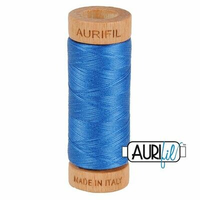 Col. #2730 Delft Blue - Aurifil 80 Weight