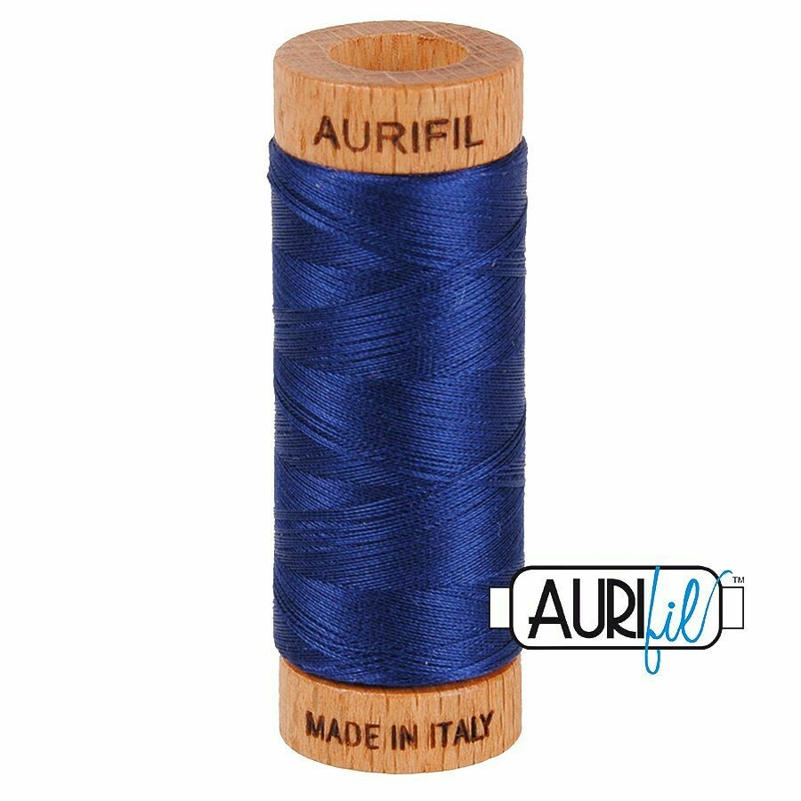 Col. #2784 Dark Navy - Aurifil 80 Weight