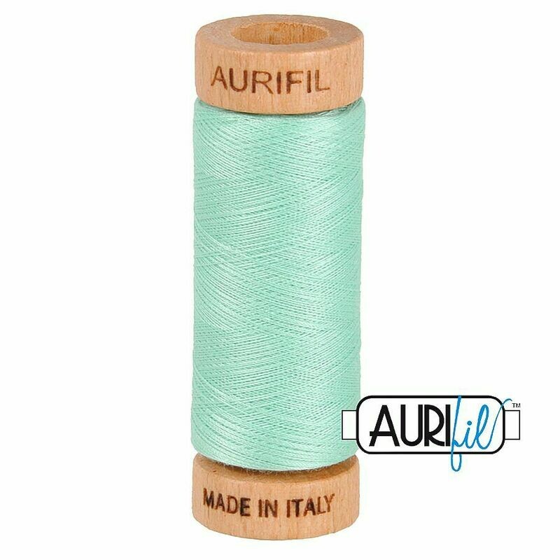 Col. #2835 Medium Mint - Aurifil 80 Weight Col. #2835 Medium Mint - Aurifil 80 Weight