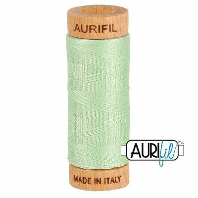 Col. #2880 Pale Green - Aurifil 80 Weight