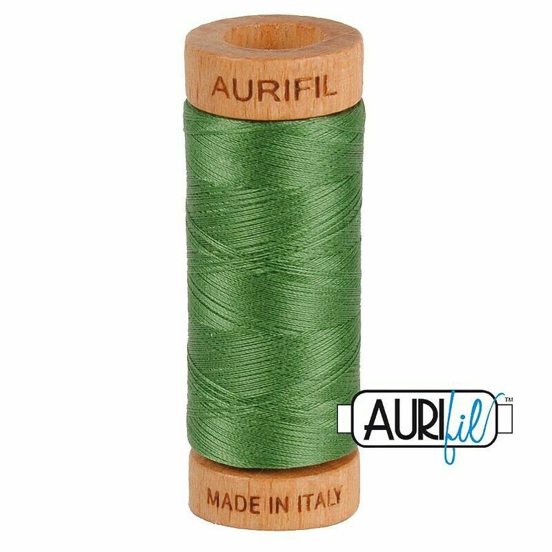 Col. #2890 Very Dark Grass Green - Aurifil 80 Weight