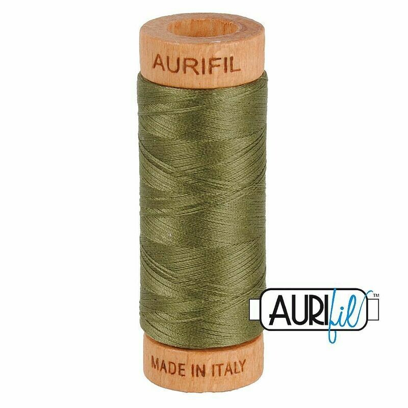 Col. #2905 Army Green - Aurifil 80 Weight Col. #2905 Army Green - Aurifil 80 Weight