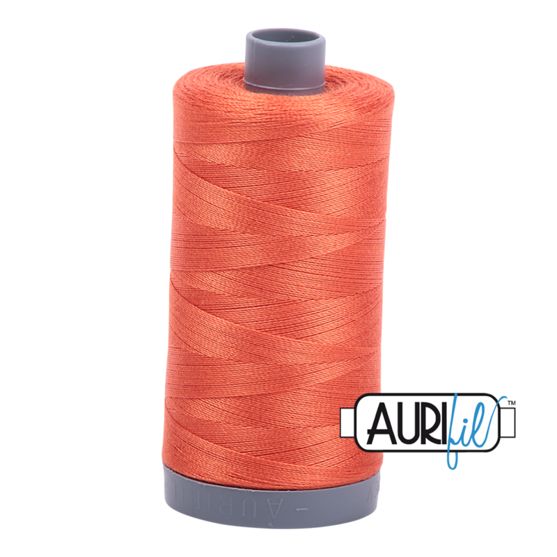 Col. #1154 Dusty Orange - Aurifil 28 Weight Col. #1154 Dusty Orange - Aurifil 28 Weight