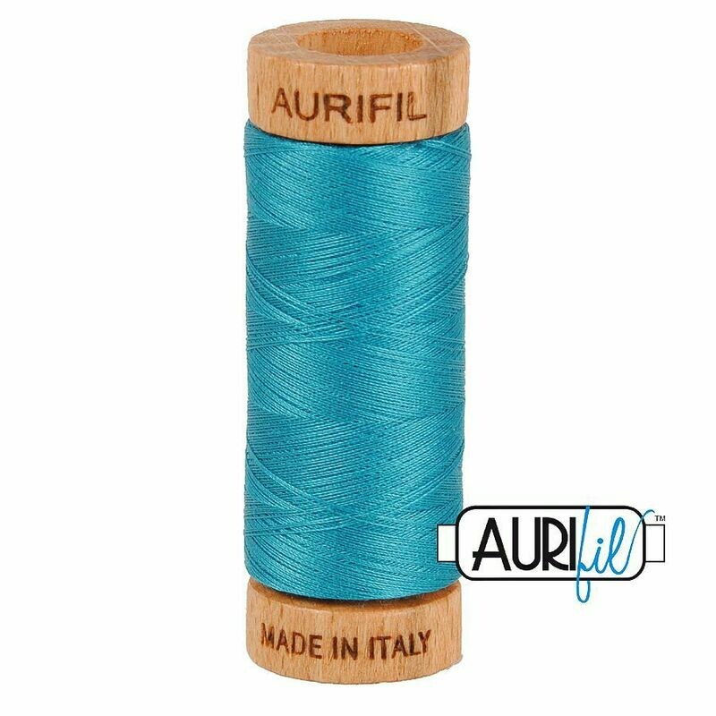 Col. #4182 Dark Turquoise - Aurifil 80 Weight Col. #4182 Dark Turquoise - Aurifil 80 Weight
