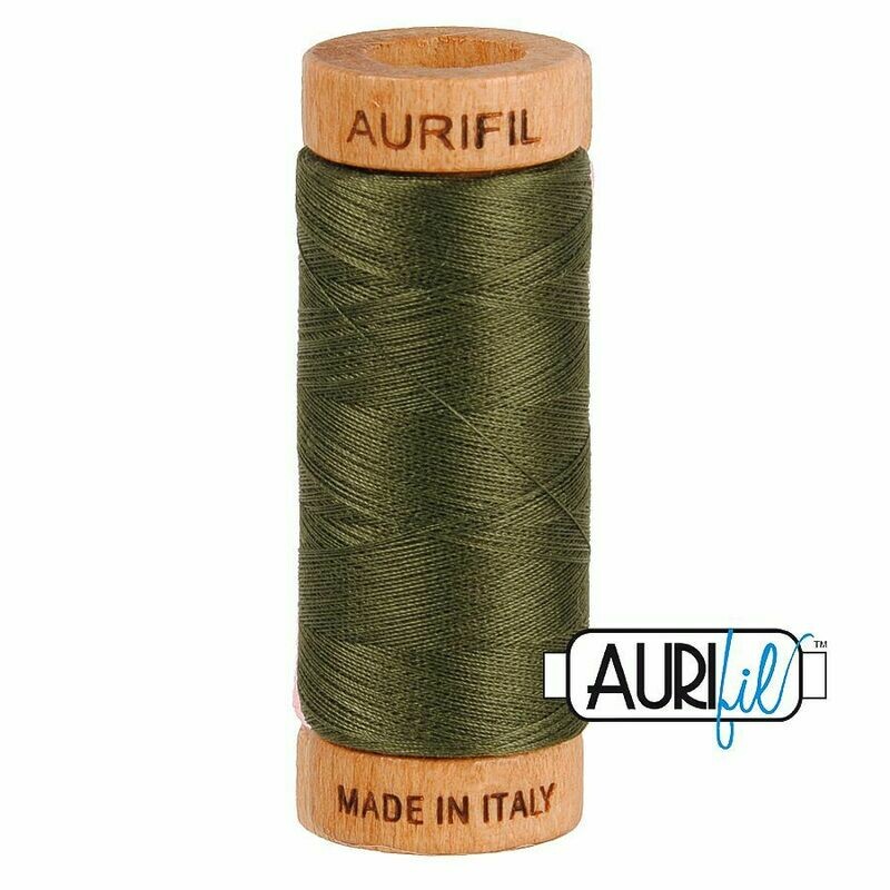 Col. #5012 Dark Green - Aurifil 80 Weight Col. #5012 Dark Green - Aurifil 80 Weight