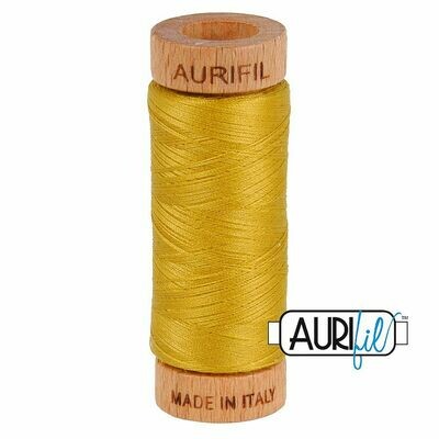 Col. #5022 Mustard - Aurifil 80 Weight Col. #5022 Mustard - Aurifil 80 Weight