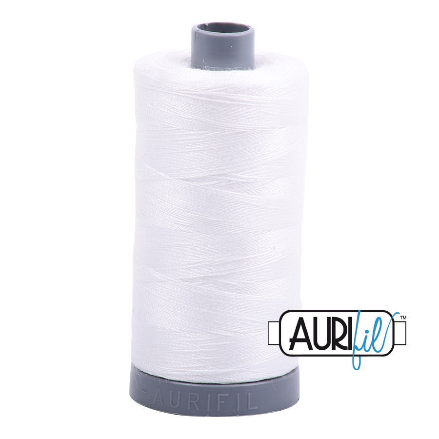 Col. #2021 Natural White - Aurifil 28 Weight