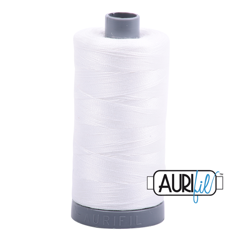 Col. #2021 Natural White - Aurifil 28 Weight Col. #2021 Natural White - Aurifil 28 Weight