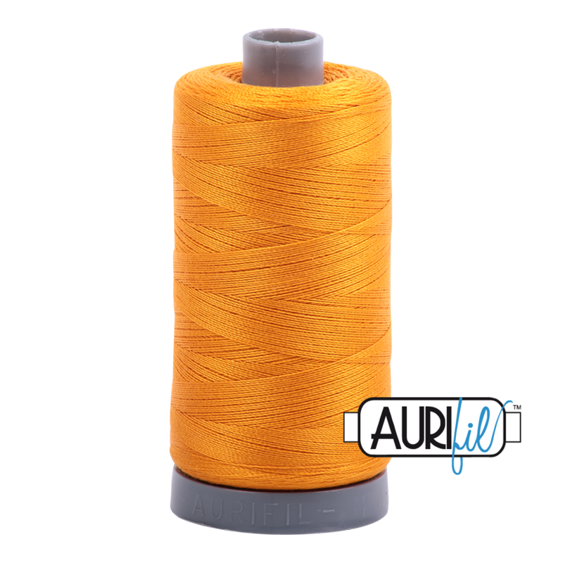 Col. #2145 Yellow Orange - Aurifil 28 Weight Col. #2145 Yellow Orange - Aurifil 28 Weight