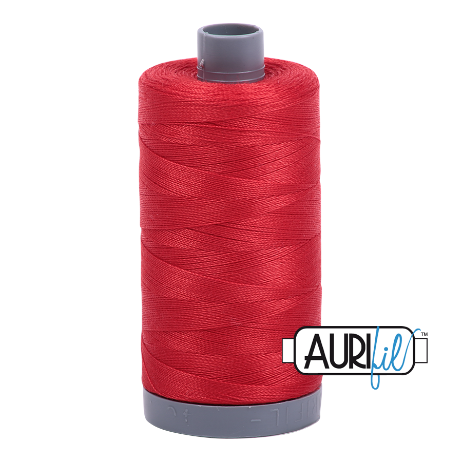 Col. #2265 Lobster Red - Aurifil 28 Weight