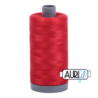 Col. #2265 Lobster Red - Aurifil 28 Weight Col. #2265 Lobster Red - Aurifil 28 Weight