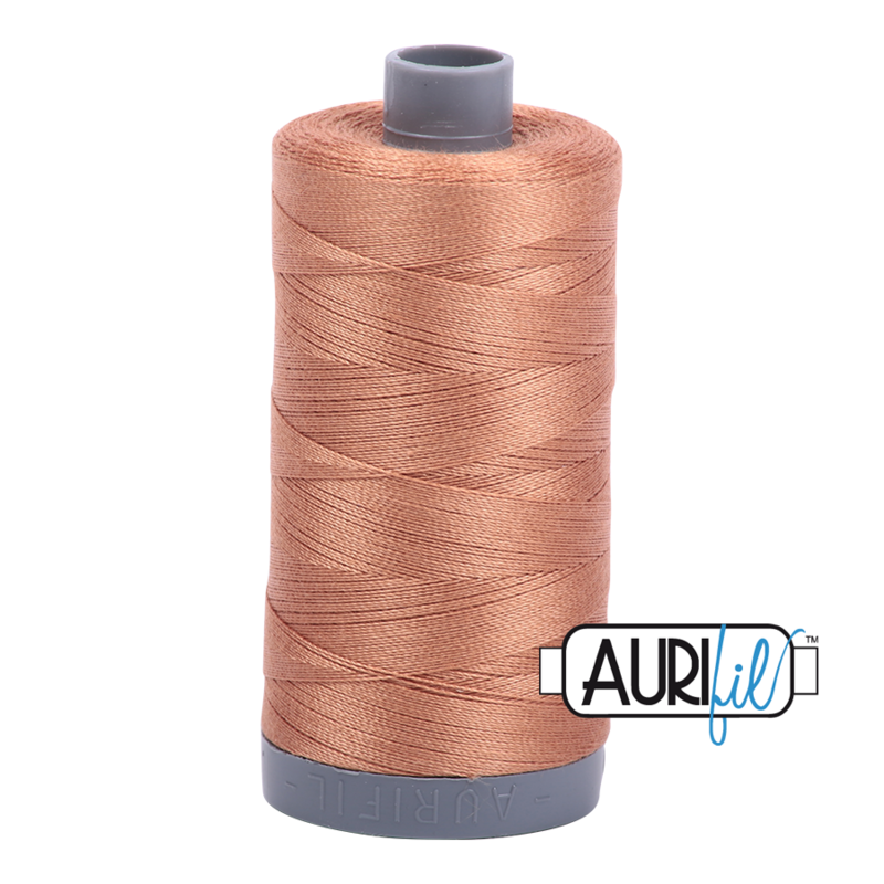 Col. #2330 Light Chestnut - Aurifil 28 Weight Col. #2330 Light Chestnut - Aurifil 28 Weight