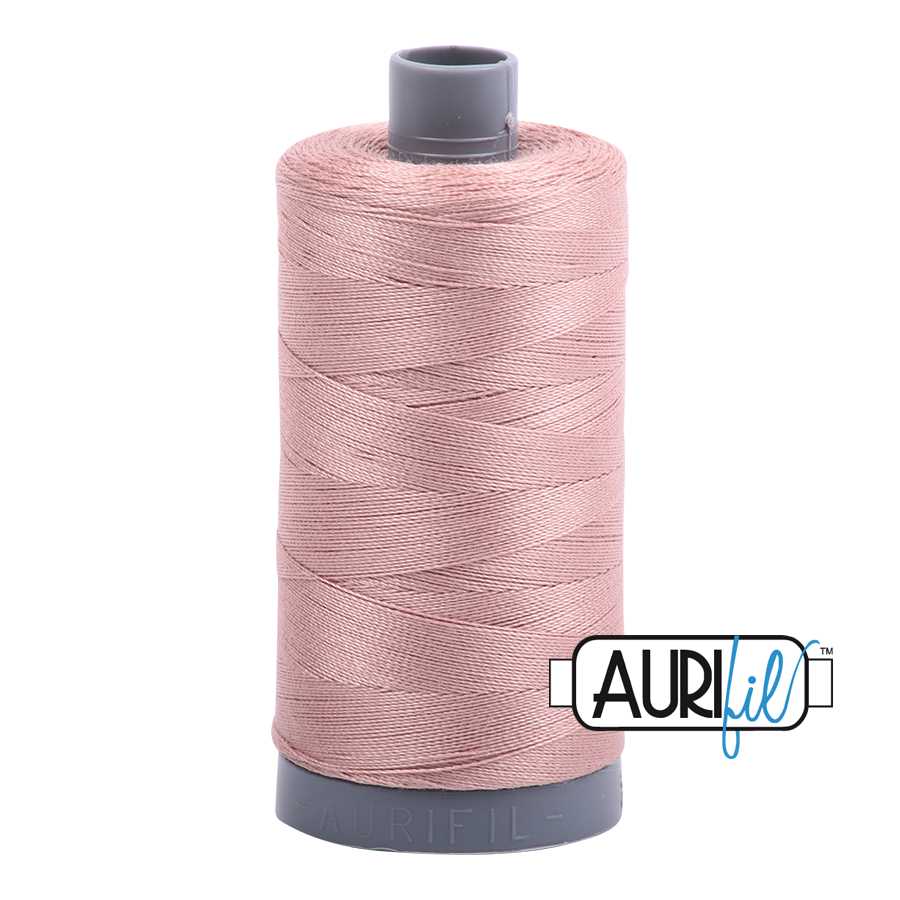 Col. #2375 Antique Blush - Aurifil 28 Weight