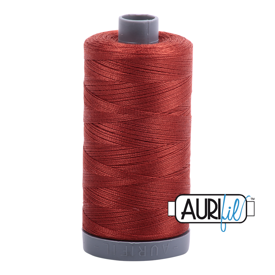 Col. #2385 Terracotta - Aurifil 28 Weight