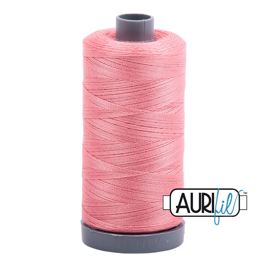 Col. #2435 Peachy Pink - Aurifil 28 Weight