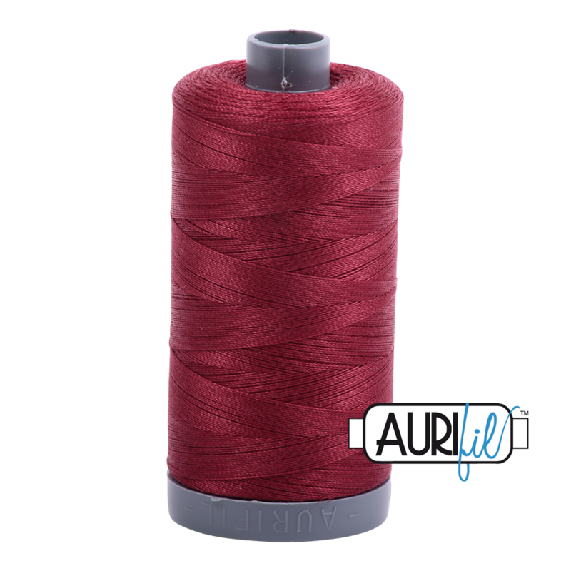 Col. #2460 Dark Carmine Rose - Aurifil 28 Weight Col. #2460 Dark Carmine Rose - Aurifil 28 Weight