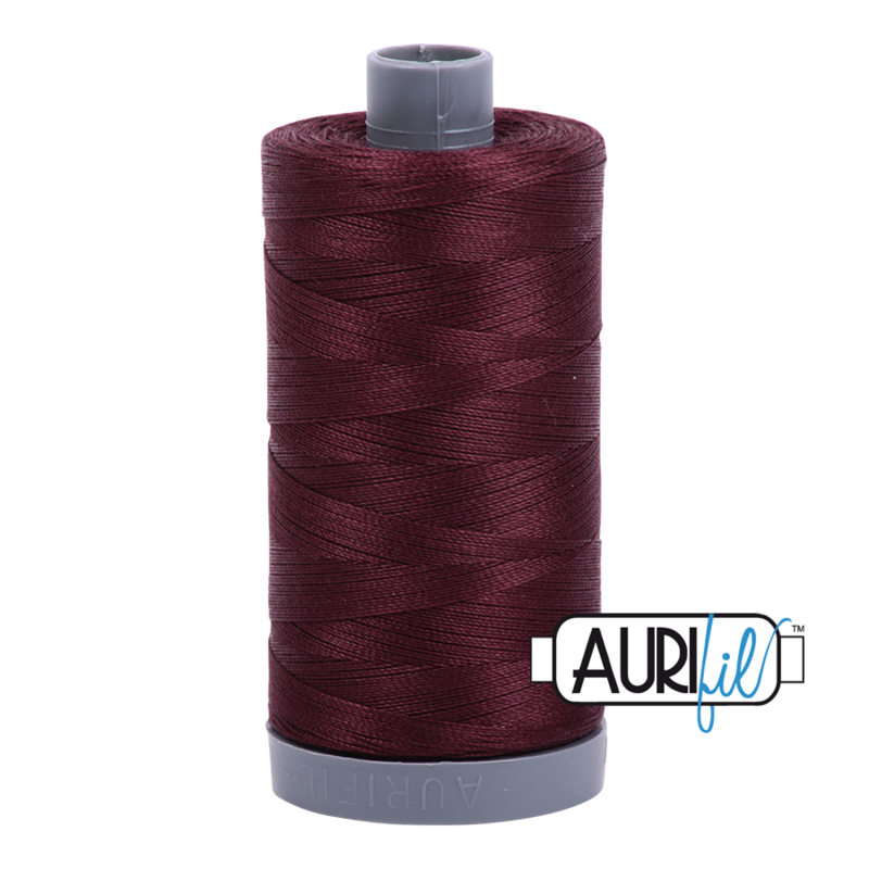 Col. #2468 Dark Wine - Aurifil 28 Weight Col. #2468 Dark Wine - Aurifil 28 Weight