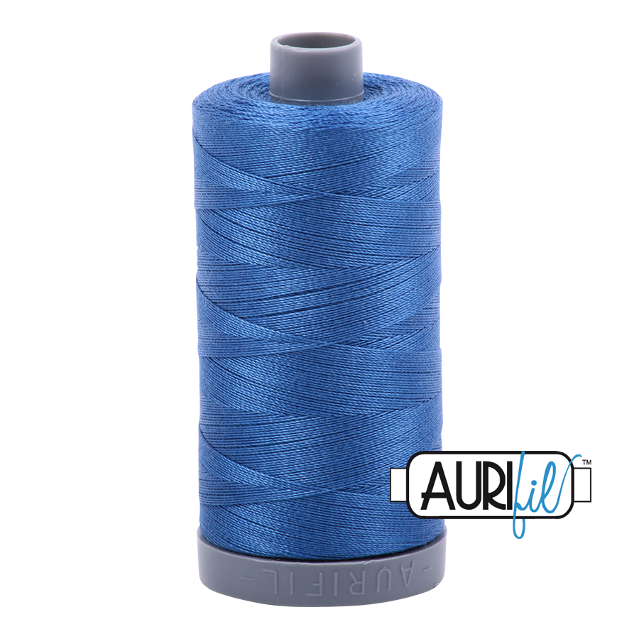 Col. #2730 Delft Blue - Aurifil 28 Weight