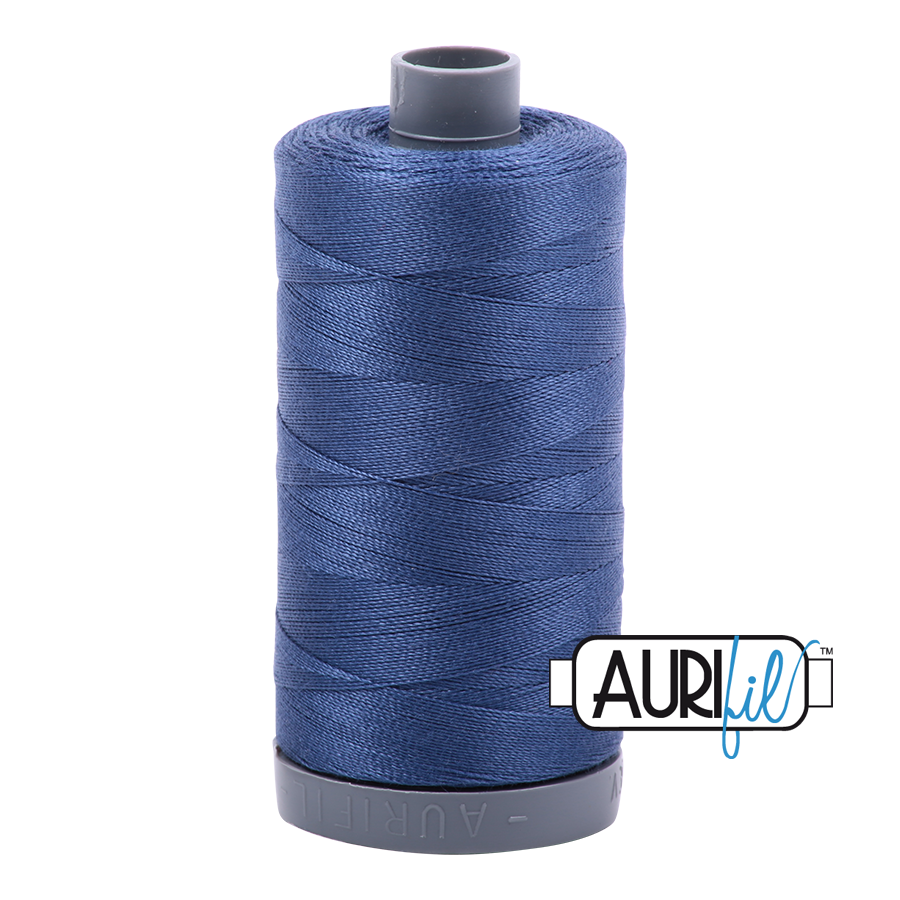 Col. #2775 Steel Blue - Aurifil 28 Weight