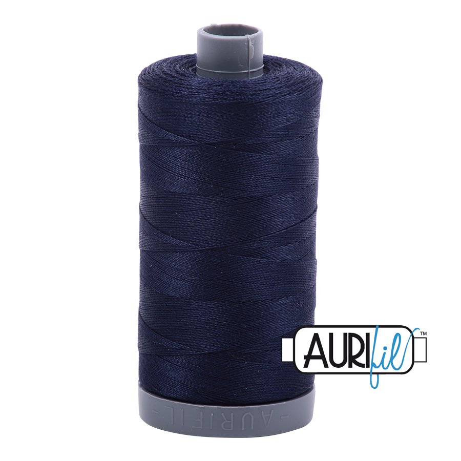 Col. #2785 Very Dark Navy - Aurifil 28 Weight