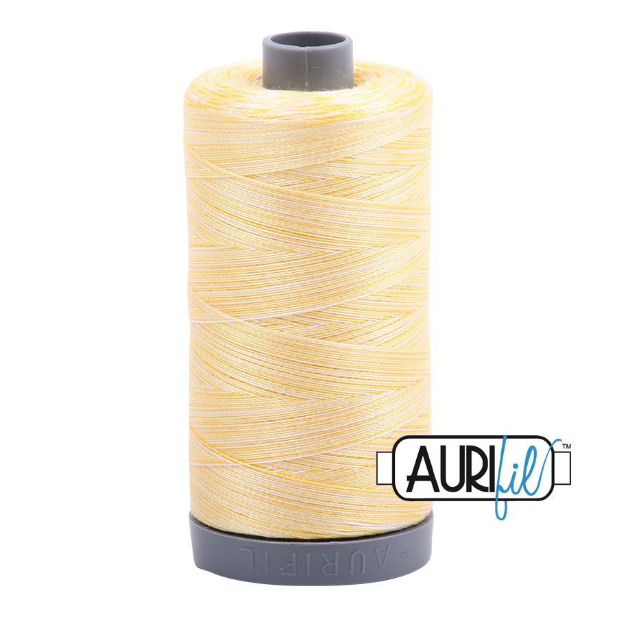 Col. #3910 Lemon Ice - Aurifil 28 Weight