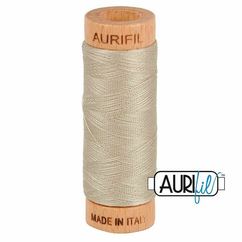 Col. #5011 Rope Beige - Aurifil 80 Weight Col. #5011 Rope Beige - Aurifil 80 Weight