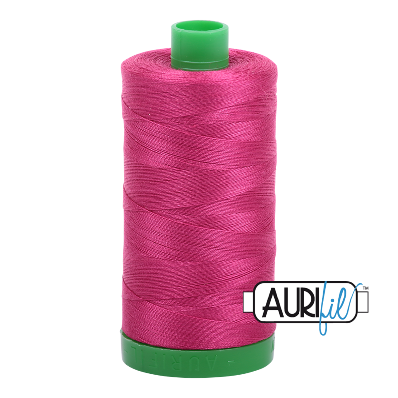 Col. #1100 Red Plum - Aurifil 40 Weight Col. #1100 Red Plum - Aurifil 40 Weight