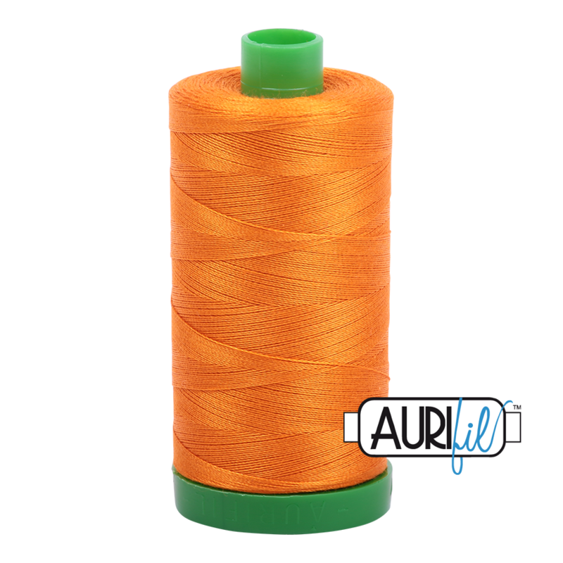 Col. #1133 Bright Orange - Aurifil 40 Weight Col. #1133 Bright Orange - Aurifil 40 Weight