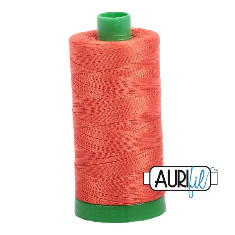 Col. #1154 Dusty Orange - Aurifil 40 Weight Col. #1154 Dusty Orange - Aurifil 40 Weight