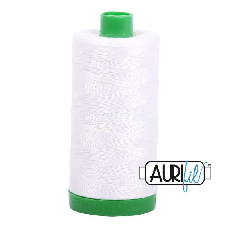 Col. #2021 Natural White - Aurifil 40 Weight Col. #2021 Natural White - Aurifil 40 Weight