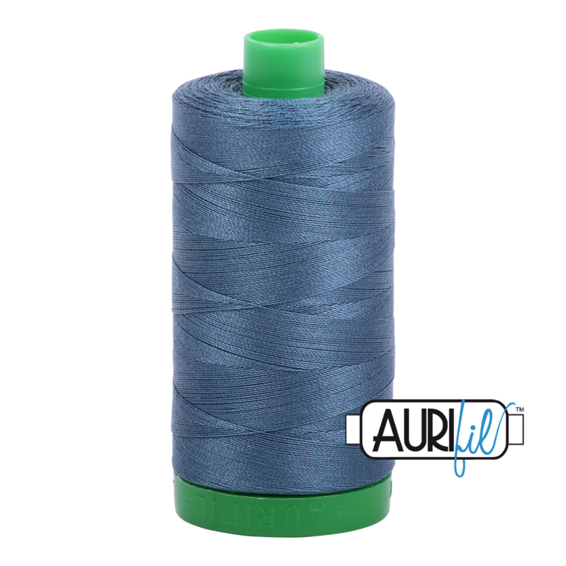 Col. #1310 Medium Blue Grey - Aurifil 40 Weight Col. #1310 Medium Blue Grey - Aurifil 40 Weight