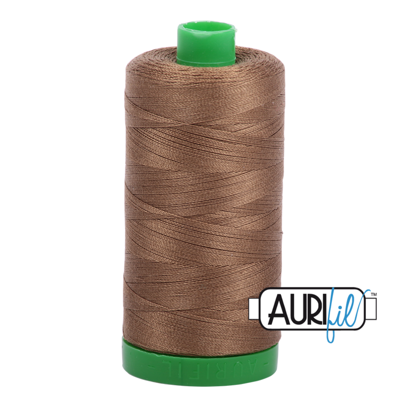 Col. #1318 Dark Sandstone - Aurifil 40 Weight Col. #1318 Dark Sandstone - Aurifil 40 Weight