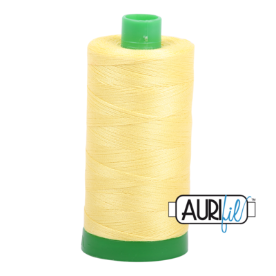 Col. #2115 Lemon - Aurifil 40 Weight Col. #2115 Lemon - Aurifil 40 Weight