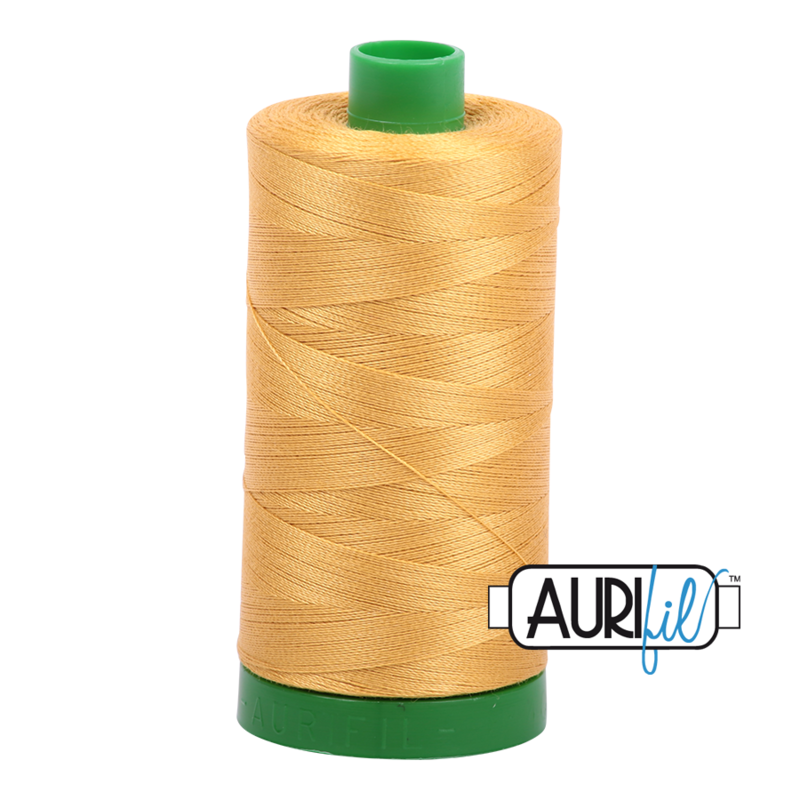 Col. #2132 Tarnished Gold - Aurifil 40 Weight Col. #2132 Tarnished Gold - Aurifil 40 Weight