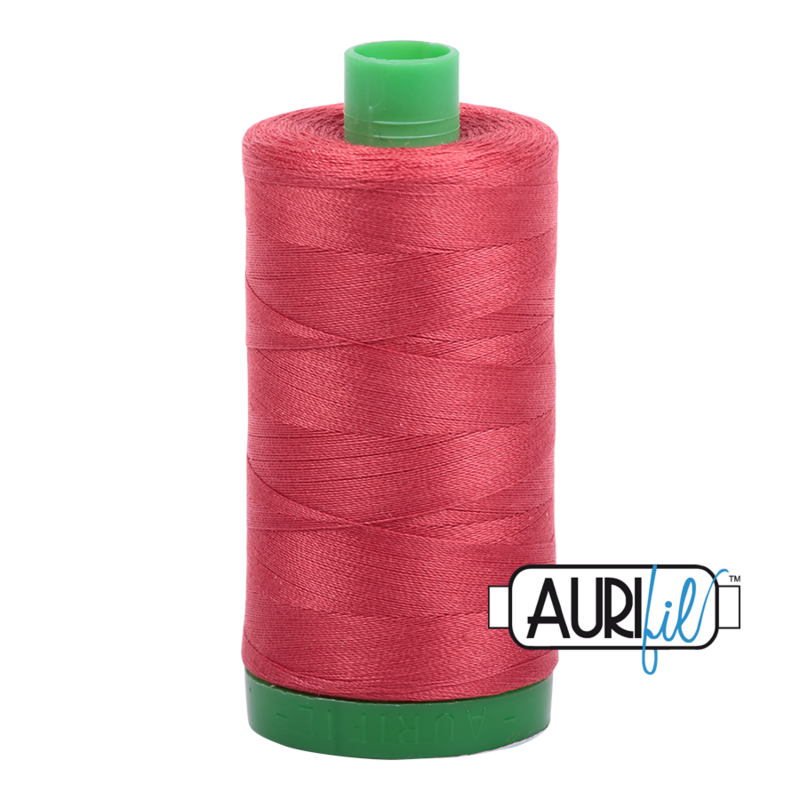 Col. #2230 Red Peony - Aurifil 40 Weight Col. #2230 Red Peony - Aurifil 40 Weight