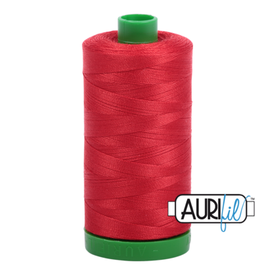 Col. #2265 Lobster Red - Aurifil 40 Weight