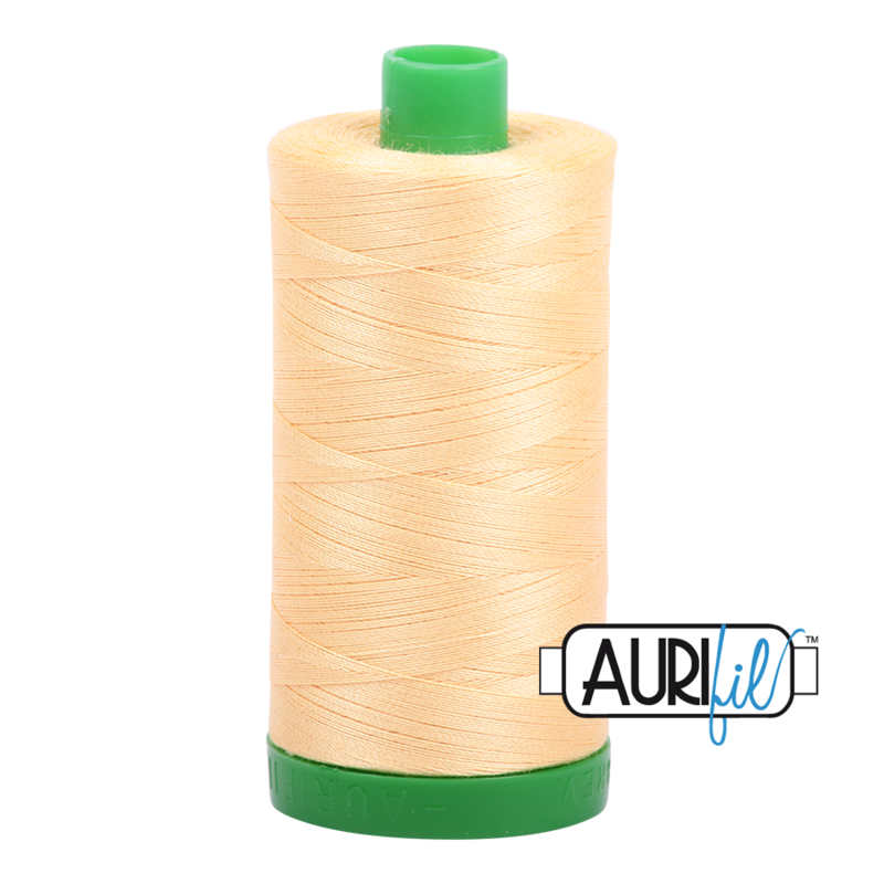 Col. #2130 Medium Butter - Aurifil 40 Weight Col. #2130 Medium Butter - Aurifil 40 Weight