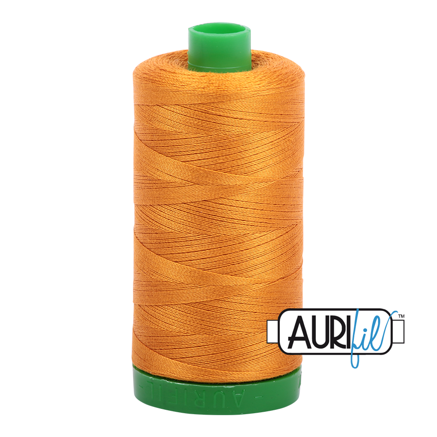 Col. #2145 Yellow Orange - Aurifil 40 Weight