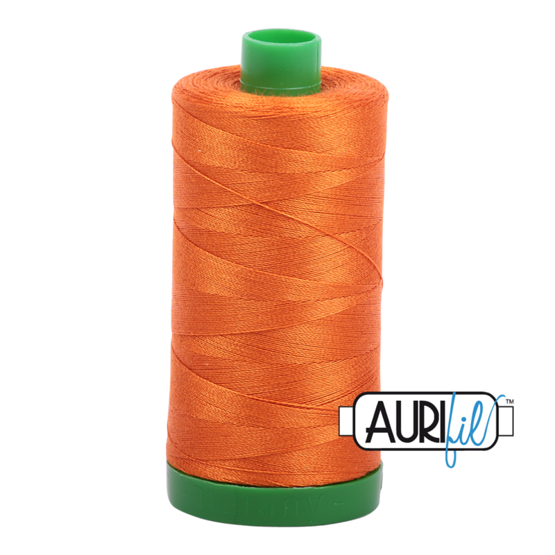 Col. #2150 Pumpkin - Aurifil 40 Weight Col. #2150 Pumpkin - Aurifil 40 Weight