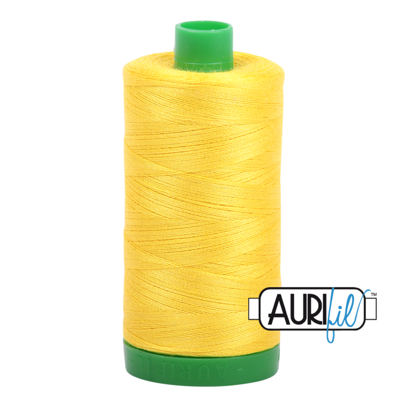 Col. #2120 Canary - Aurifil 40 Weight Col. #2120 Canary - Aurifil 40 Weight