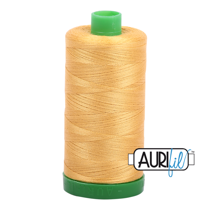 Col. #2134 Spun Gold - Aurifil 40 Weight Col. #2134 Spun Gold - Aurifil 40 Weight