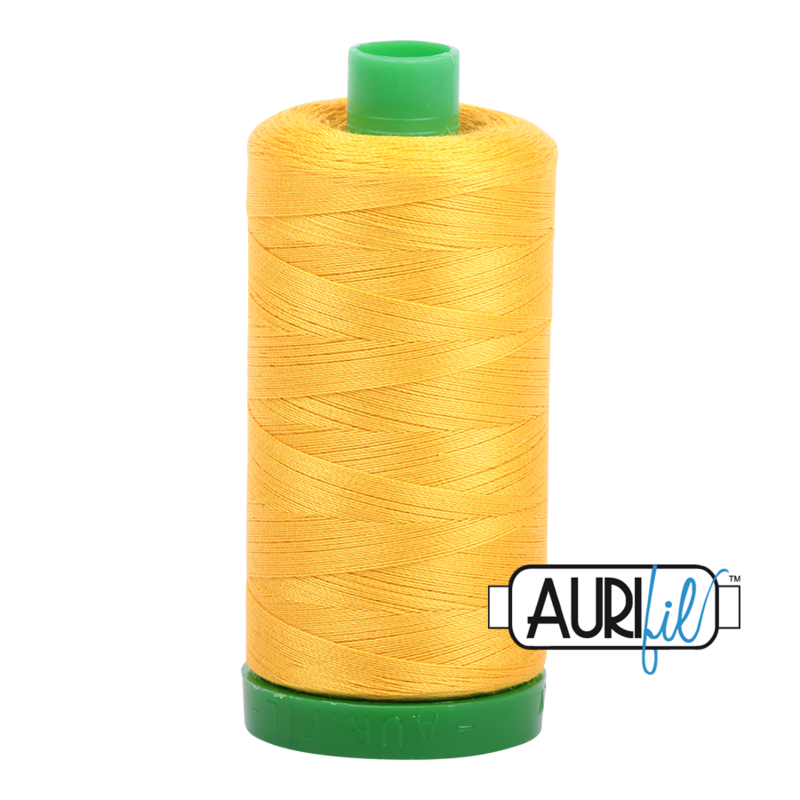 Col. #2135 Yellow - Aurifil 40 Weight Col. #2135 Yellow - Aurifil 40 Weight