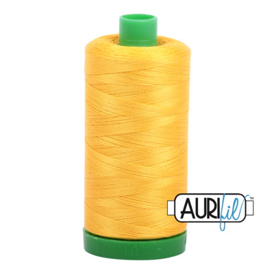 Col. #2135 Yellow - Aurifil 40 Weight