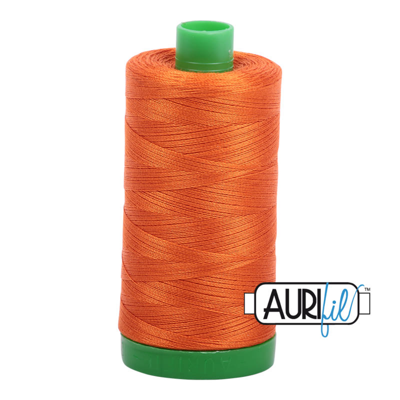 Col. #2235 Orange - Aurifil 40 Weight Col. #2235 Orange - Aurifil 40 Weight