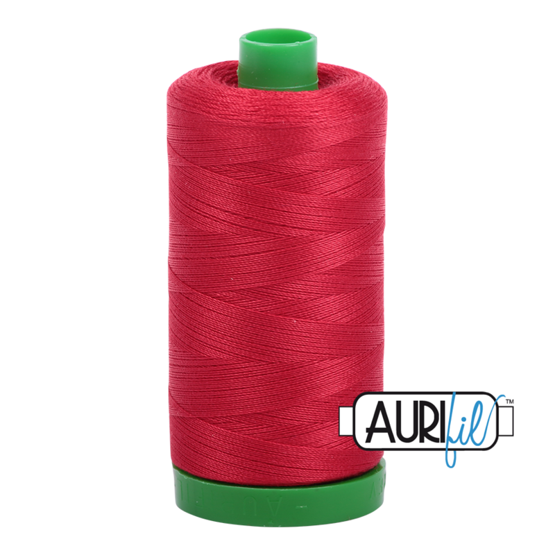 Col. #2250 Red - Aurifil 40 Weight Col. #2250 Red - Aurifil 40 Weight
