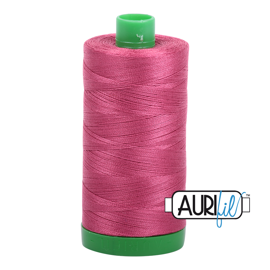 Col. #2455 Medium Carmine Red - Aurifil 40 Weight