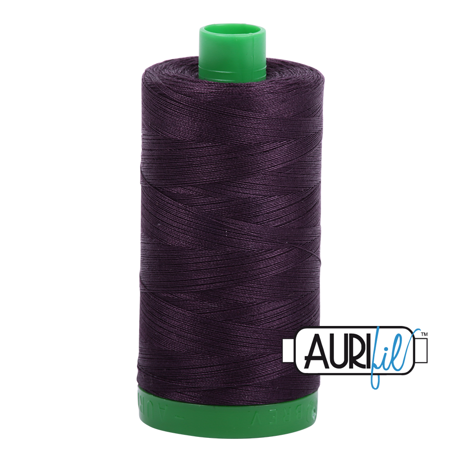 Col. #2570 Aubergine - Aurifil 40 Weight