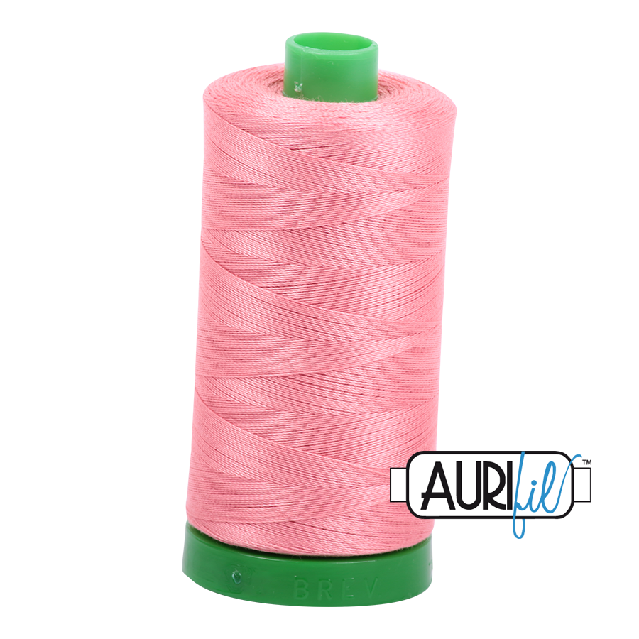 Col. #2435 Peachy Pink - Aurifil 40 Weight