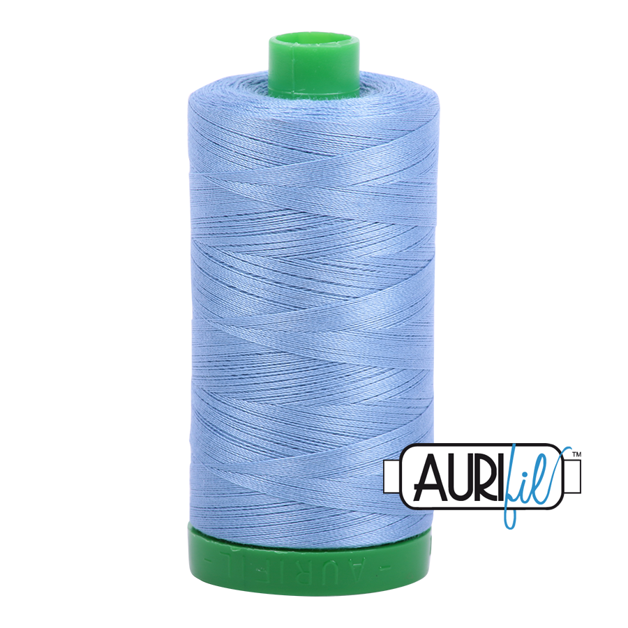 Col. #2720 Light Delft Blue - Aurifil 40 Weight